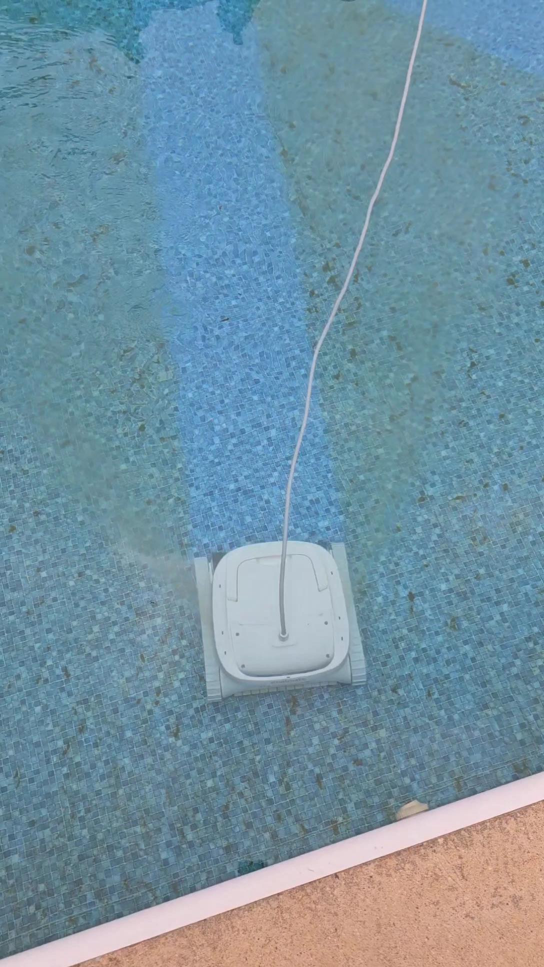 Save time this summer with hands free pool care! This robotic vacuum does all the work for you!  The results speak for themselves. 💦🥽Robotic pool cleaner, poolmate hydro 4se, pool cleaner, pool

#LTKSeasonal #LTKSwim #LTKHome