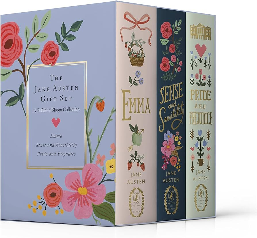 The Jane Austen Gift Set: A Puffin in Bloom 3-Book Collection: Pride and Prejudice, Emma, and Sen... | Amazon (US)