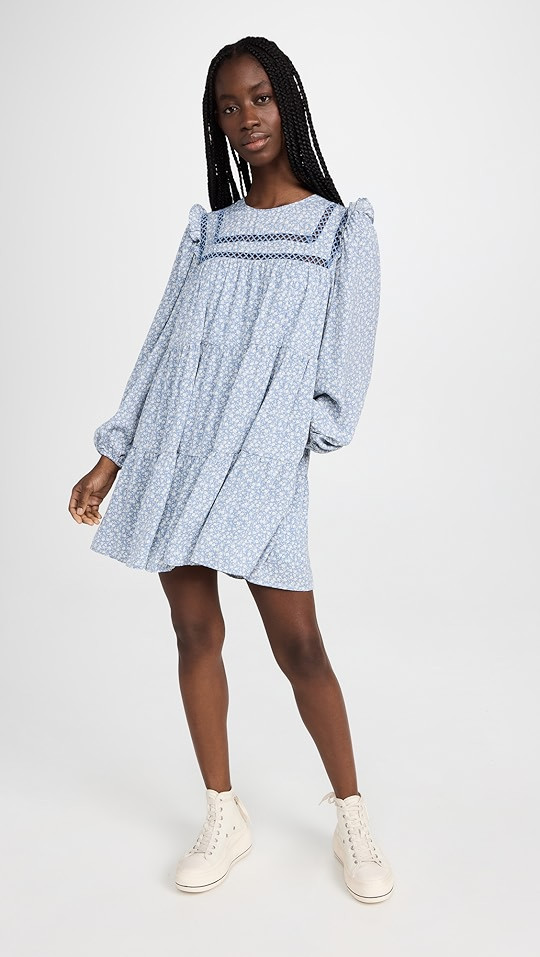 Trim Detail Babydoll Dress | Shopbop