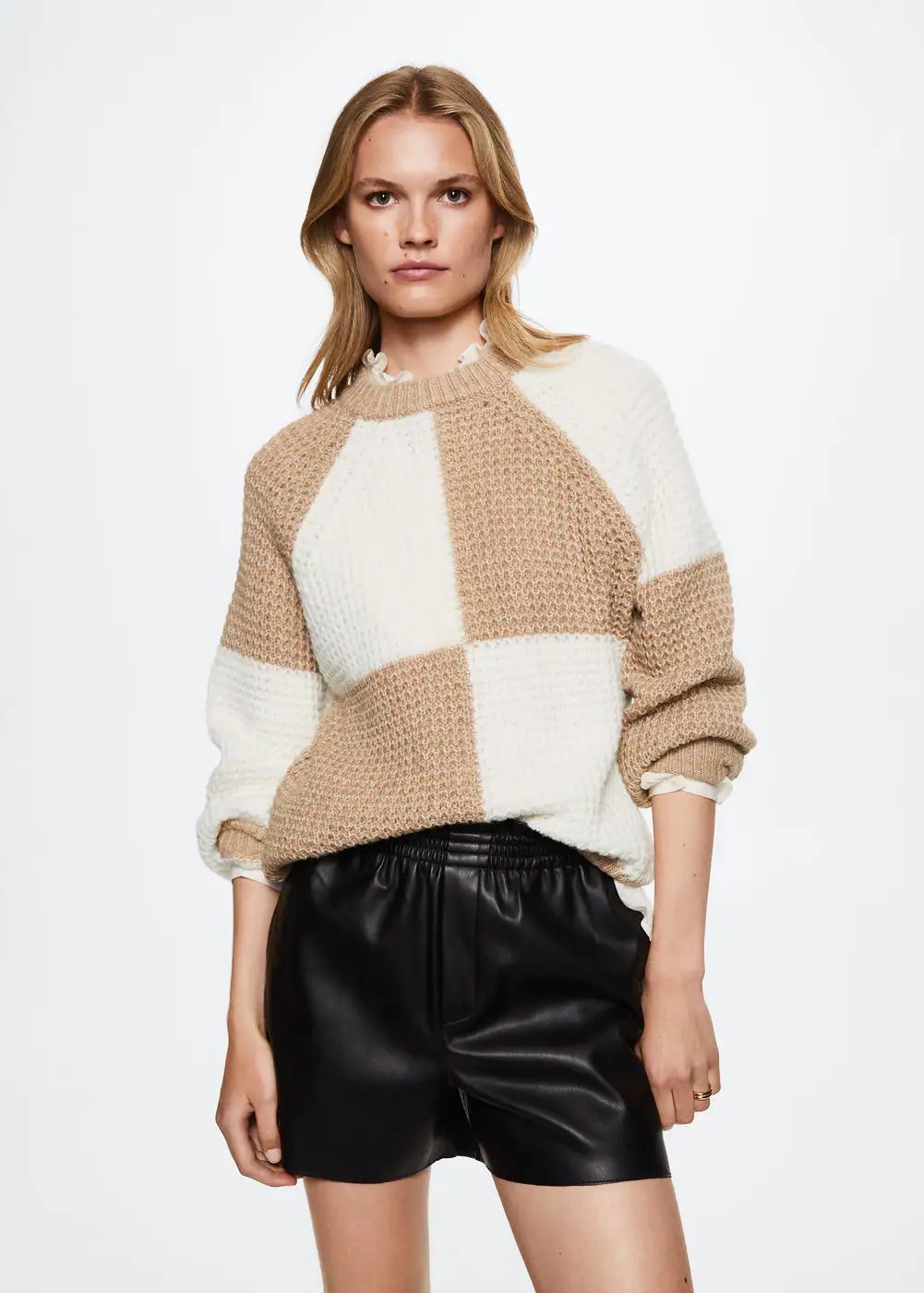 Reverse knit sweater -  Women | Mango USA | MANGO (US)