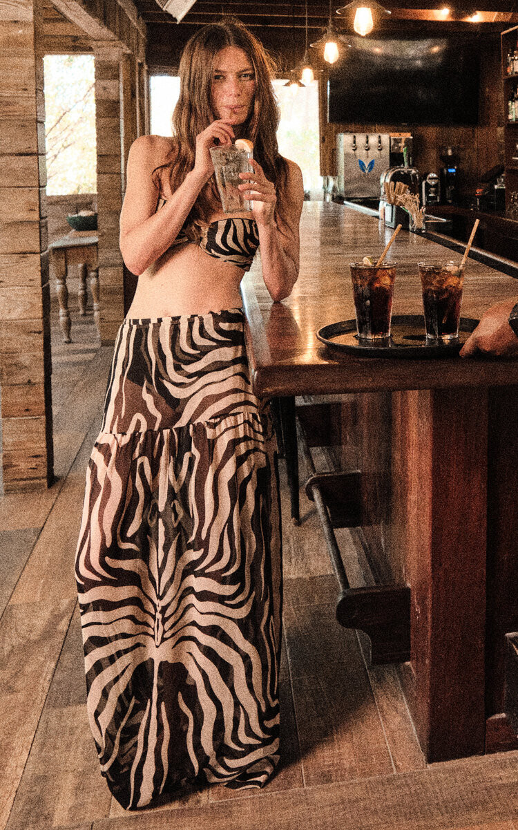 Bohemia Sheer Printed Maxi Skirt | Moda Operandi (Global)