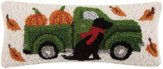 Peking Handicraft Fall Truck with Labrador Hook Pillow, 12-inch Length | Amazon (US)