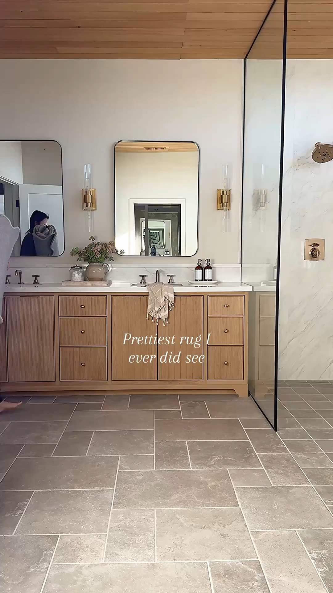 On sale for Presidents’ Day ! The scallop detail on this runner is SO pretty! I love the warmth it adds to our space and we the perfect little refresh in our space! Such a great price and high-quality. You can even get a large size rug for only $500! 

The link may show its backordered but it came really fast for me 

Wood vanity, gray tile, Shower Glass door, rectangular mirror medicine cabinet, brass sconces, brass shower faucet glass sconces shower plumbing rectangle black mirrorr

#LTKFindsUnder100 #LTKHome #LTKSaleAlert