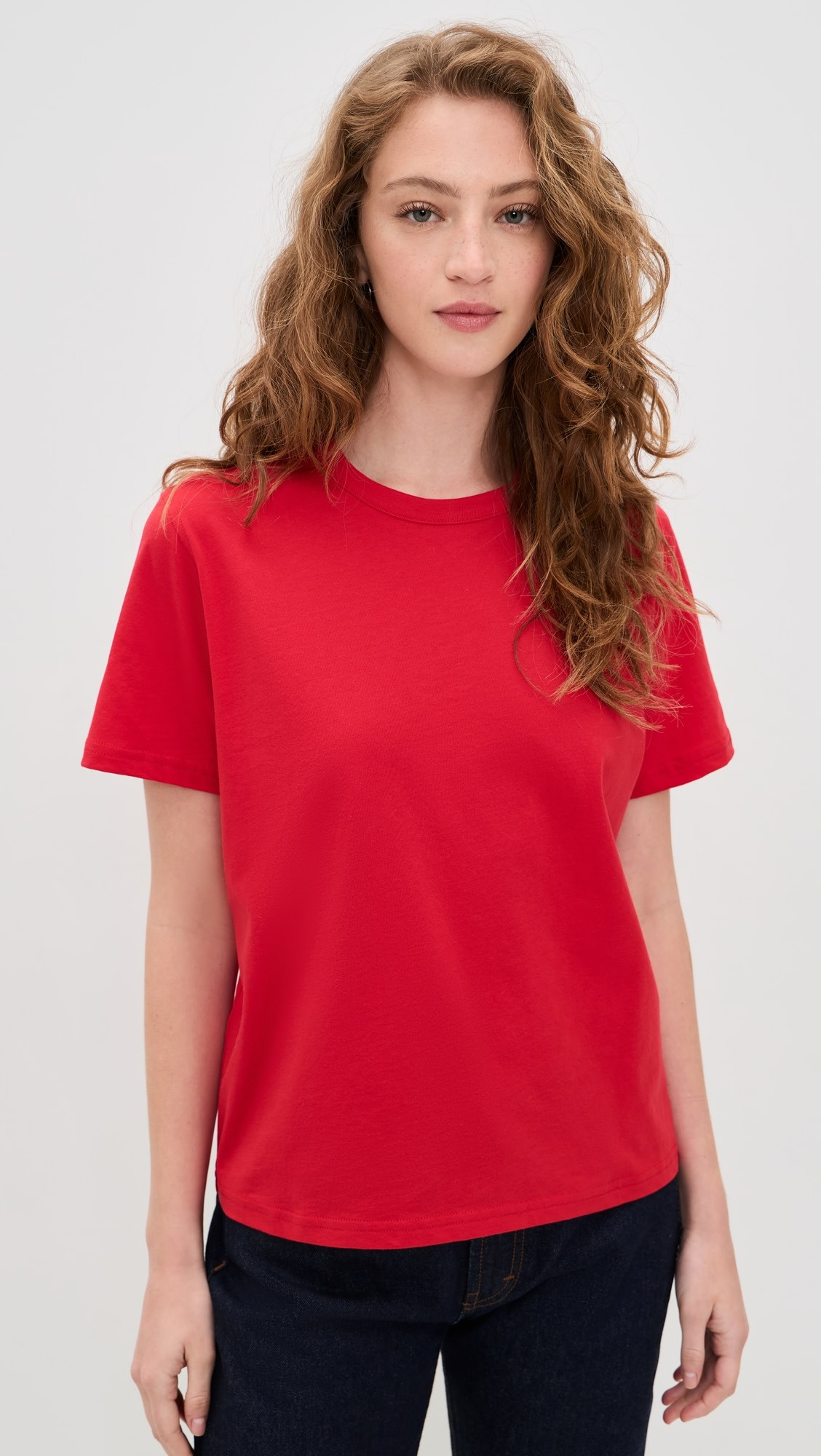 The Iconically Soft Perfect Tee In Iconic Red | Shopbop