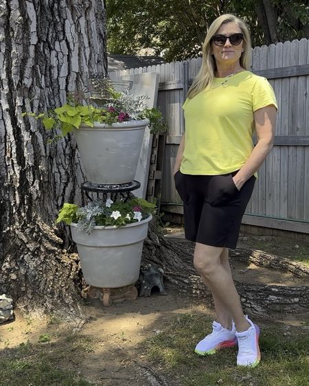Let’s talk #shorts for REAL women! At #walmart prices, you can get these in every color. They are universally flattering with pockets and drawstring waist AND a generous inseam! I’m wearing a medium in black, but I would size up for lighter colors. #walmartcreator

#LTKSeasonal #LTKOver40 #LTKVideo