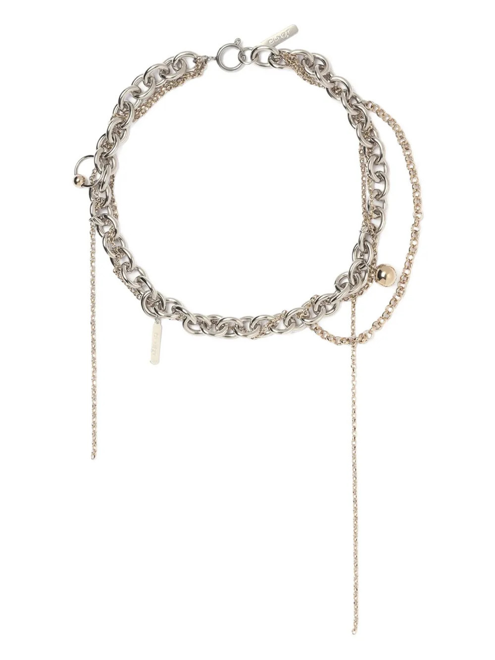 Justine Clenquet Lewis necklace - Silver | Farfetch Global