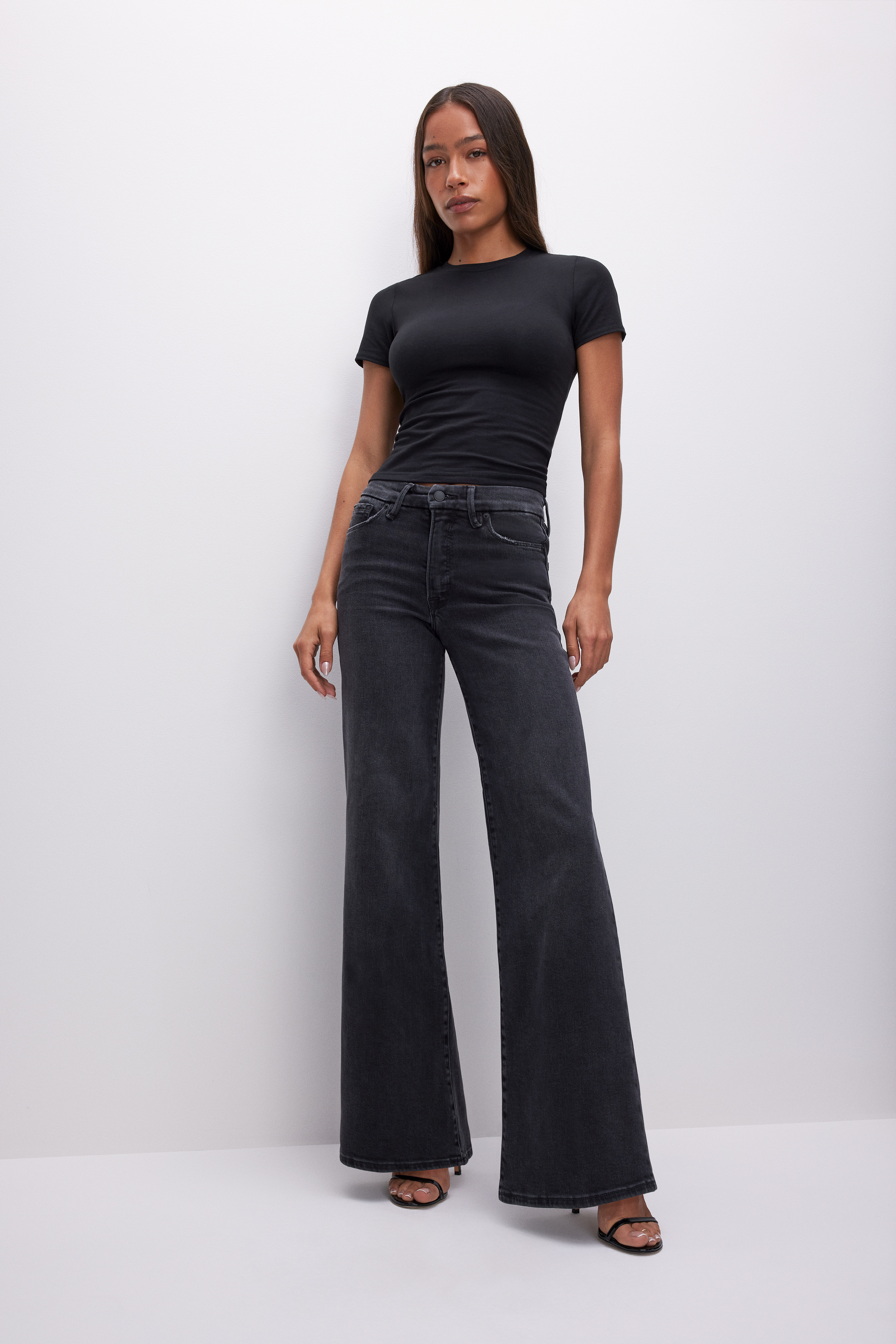 GOOD WAIST PALAZZO JEANS | BLACK289 - GOOD AMERICAN | Good American