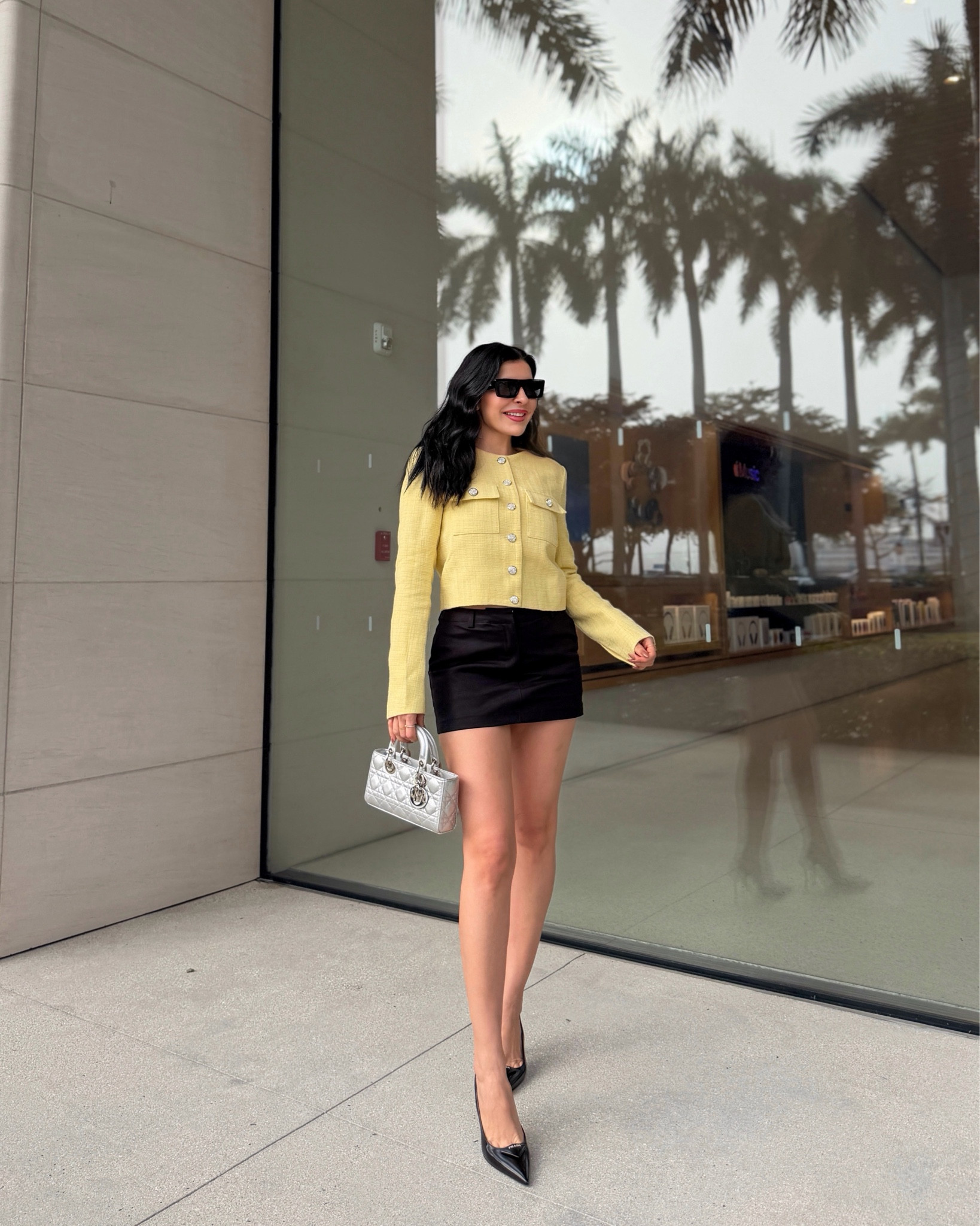 Yellow tweed blazer jacket 

#LTKootd #LTKgrwm #LTKWorkwear