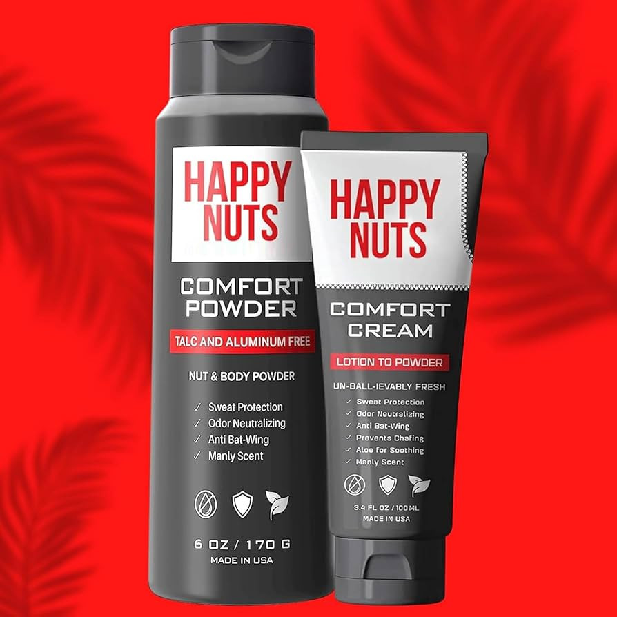HAPPY NUTS Comfort Starter Pack - Comfort Cream Deodorant and Comfort Powder Deodorant | Amazon (US)