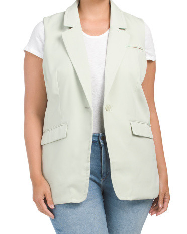 Plus Relaxed Vest | TJ Maxx