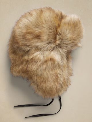 Cole Faux Fur Hat | Crown Cap | Banana Republic (US)