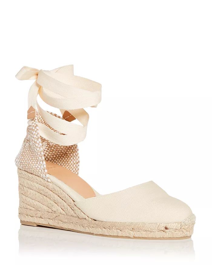 Casta&ntilde;er Women's Carina Ankle Tie Espadrille Wedge Sandals Shoes - Bloomingdale's | Bloomingdale's (US)