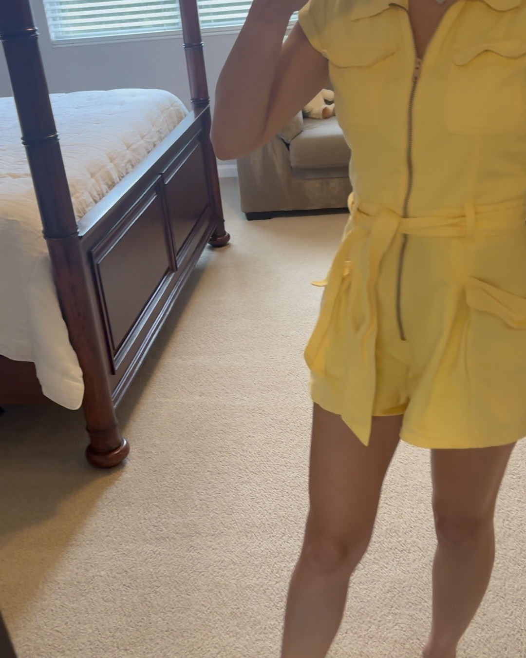 Yellow is fall right?!🥴

I’m having such a hard time letting go of my bright colors for fall- so I’m still getting them in there where I can! Love this yellow romper by Minkpink. Wearing it in size XS but I definitely could have sized up as well! This is easy on and off, not one of those annoying rompers. 

Please ignore the wrinkles, it’s been a tough week over here recovering from all the germs 😅

#LTKStyleTip #LTKVideo #LTKSeasonal