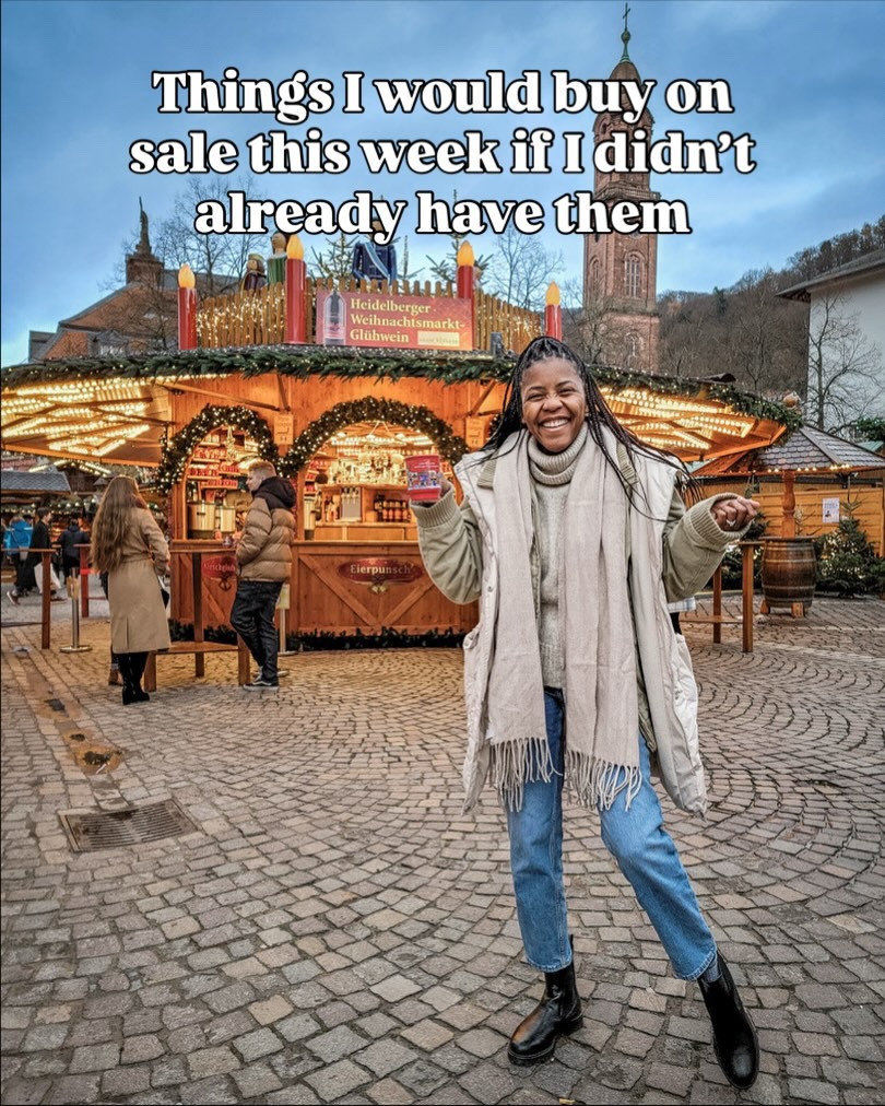 Comment or DM “LIST” and I’ll send you all the links 🤍 [no worries I made a US & DE list. 

Remember when we all had our turkey, napped and then work up in the middle of the night to stand in line until the stores opened? 🥹 I miss that type of shopping. 

Here’s the deals that I found that were worth the hype this year ☺️

#americaningermany #americanineurope #livingingermany