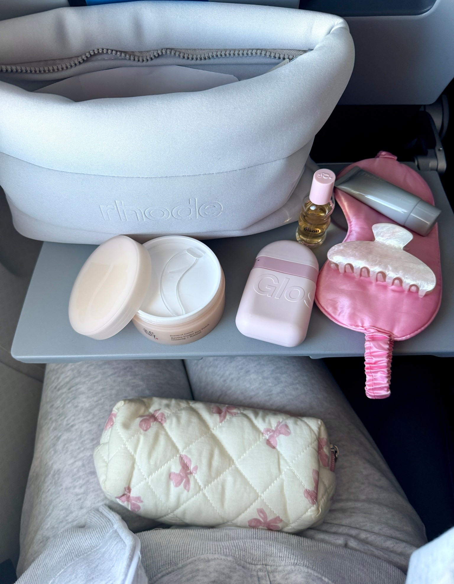in flight necessities 🫧🌸🫶🏻

@Sephora 

#LTKTravel #LTKxAerie #LTKootd