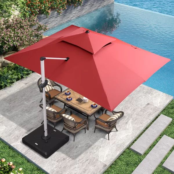 Sim 9.84' x 13.11' Rectangular Cantilever Umbrella | Wayfair Professional