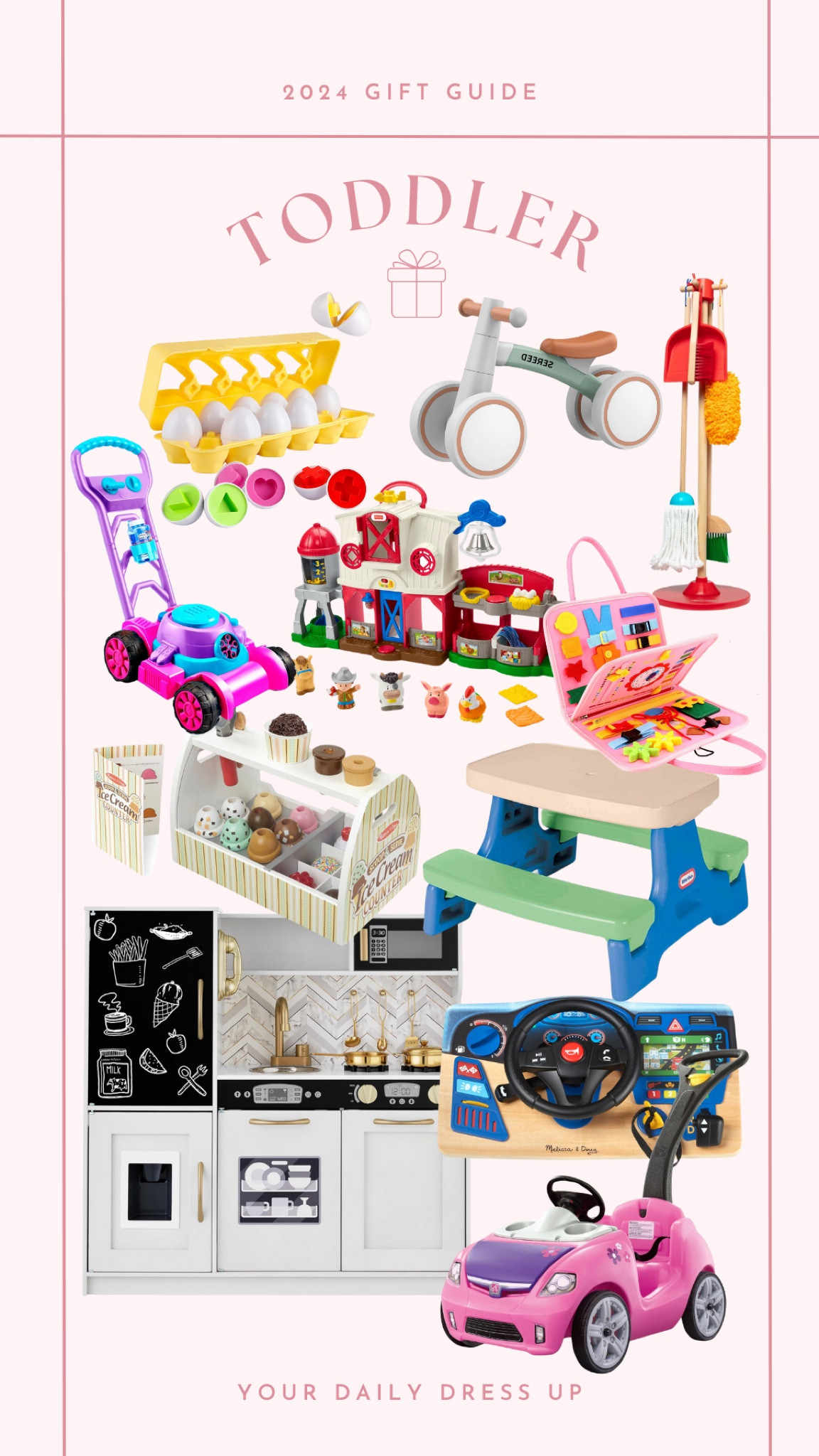 Toddler gift guide - holiday gifts for toddlers - Christmas gift guide for toddlers

#LTKSeasonal #LTKHoliday #LTKGiftGuide