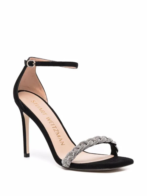 Sue 100mm braided-strap sandals | Farfetch Global