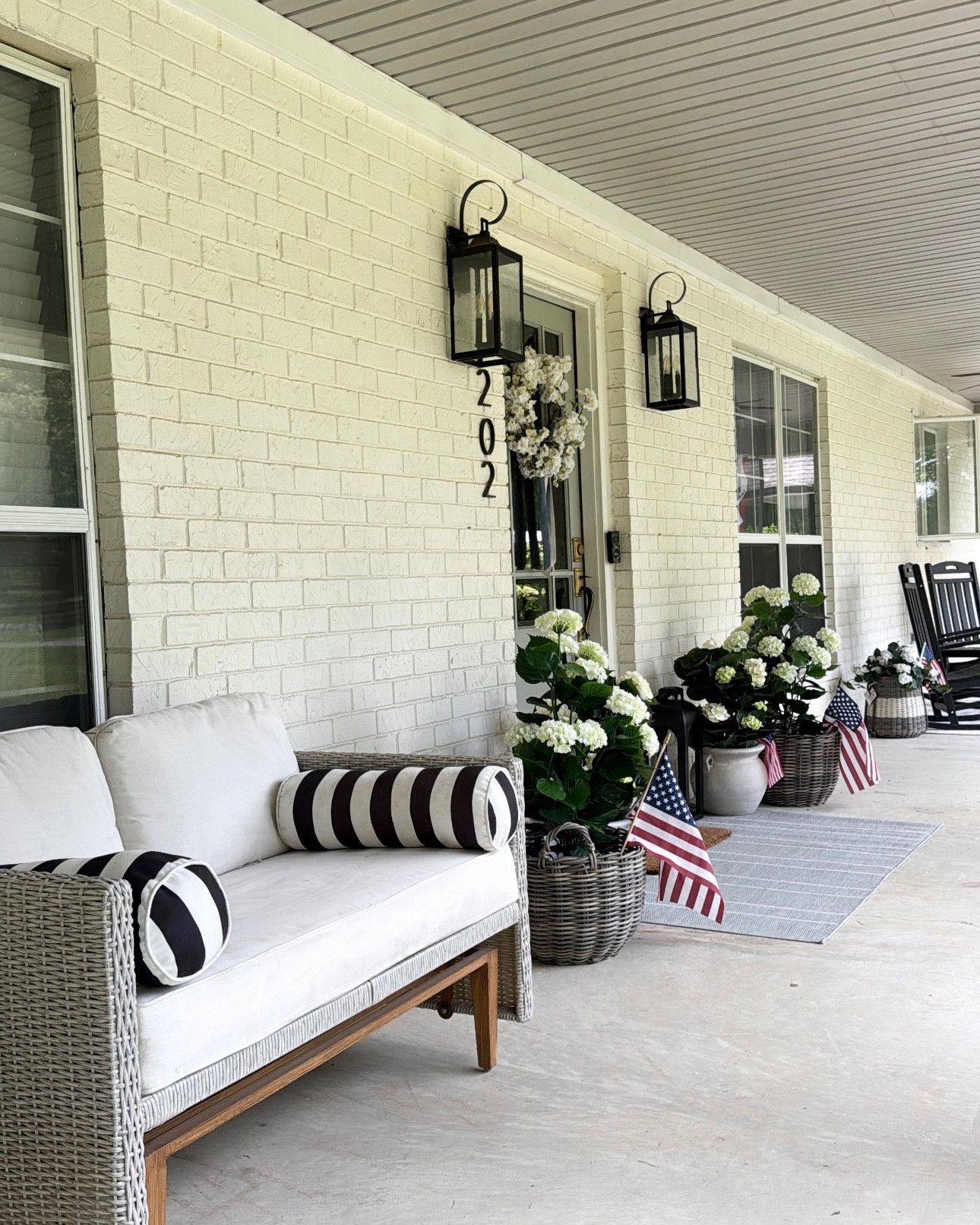 Our porch got a little summer glow-up and I’m loving how it turned out! ☀️🪴 I found the cutest decor from Walmart for both our front and back porch make it feel like home!

#LTKStyleTip #LTKSeasonal #LTKHome