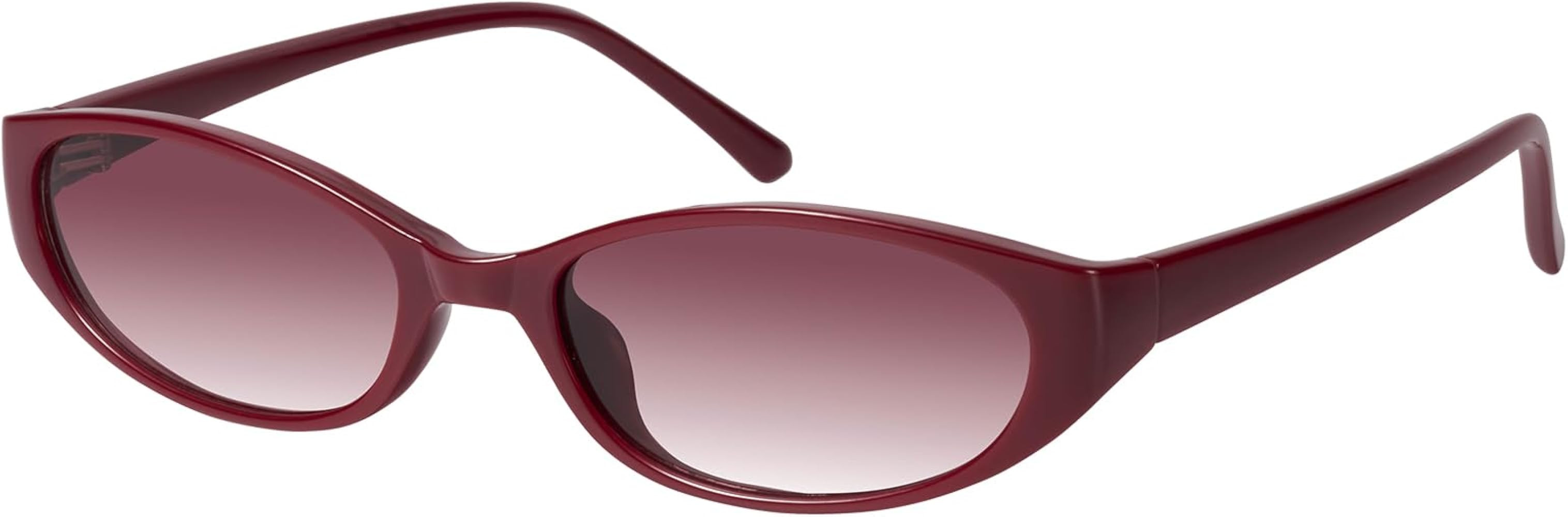 mosanana Oval Cat Eye Sunglasses for Women Retro Y2K Narrow Style MS52585 | Amazon (US)