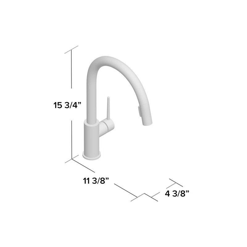 9159-BL-DST Trinsic Pull Down Single Handle Kitchen Faucet with MagnaTite® Docking and Diamond S... | Wayfair North America