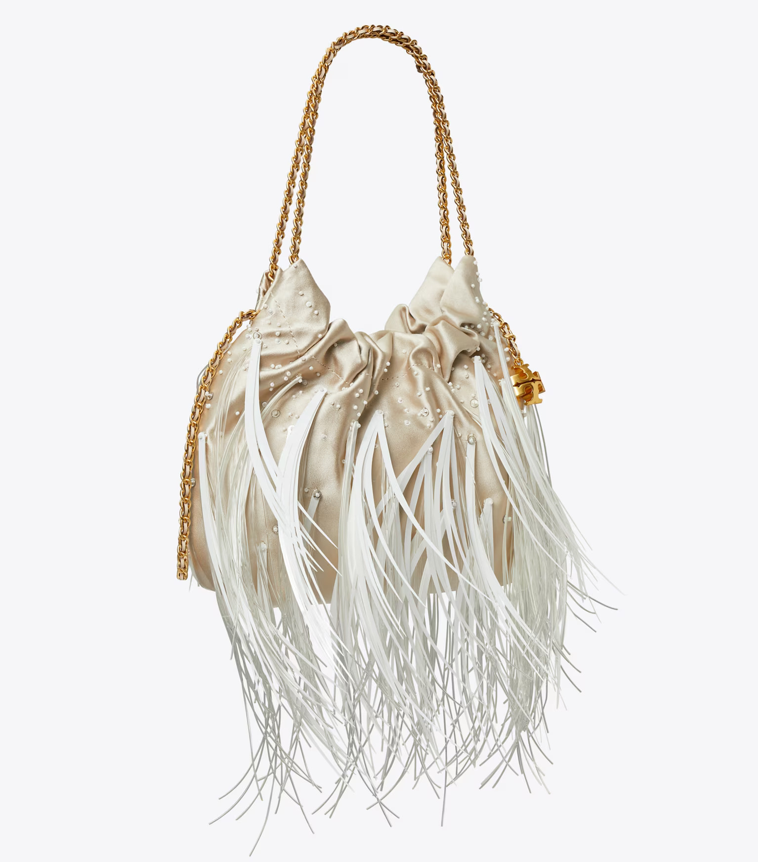 Mini Fleming Feather Hobo Bag: Women's Designer Crossbody Bags | Tory Burch | Tory Burch (US)