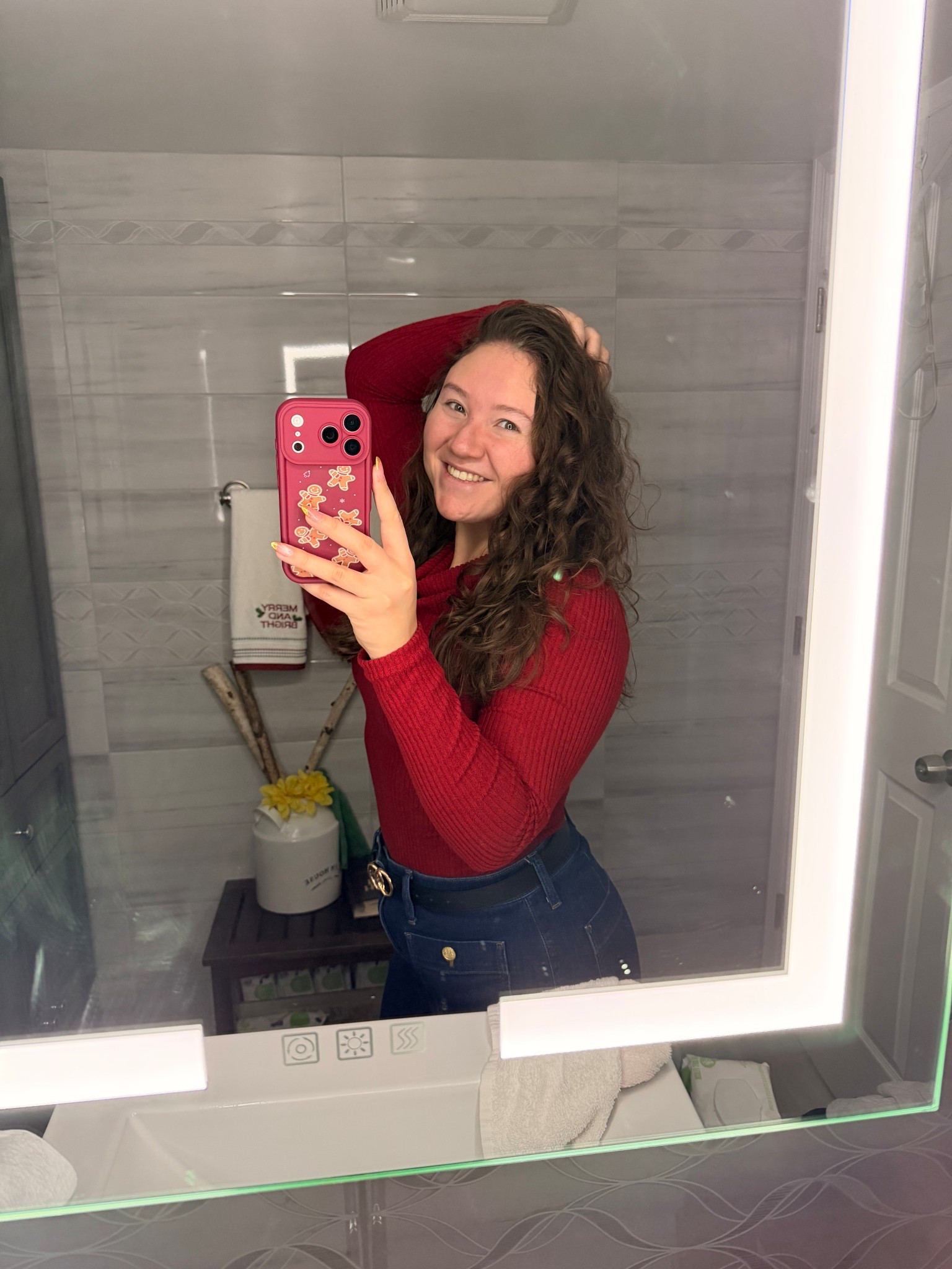 Still obsessed with my Christmas fit ❤️🎄

#LTKgrwm #LTKHoliday #LTKootd