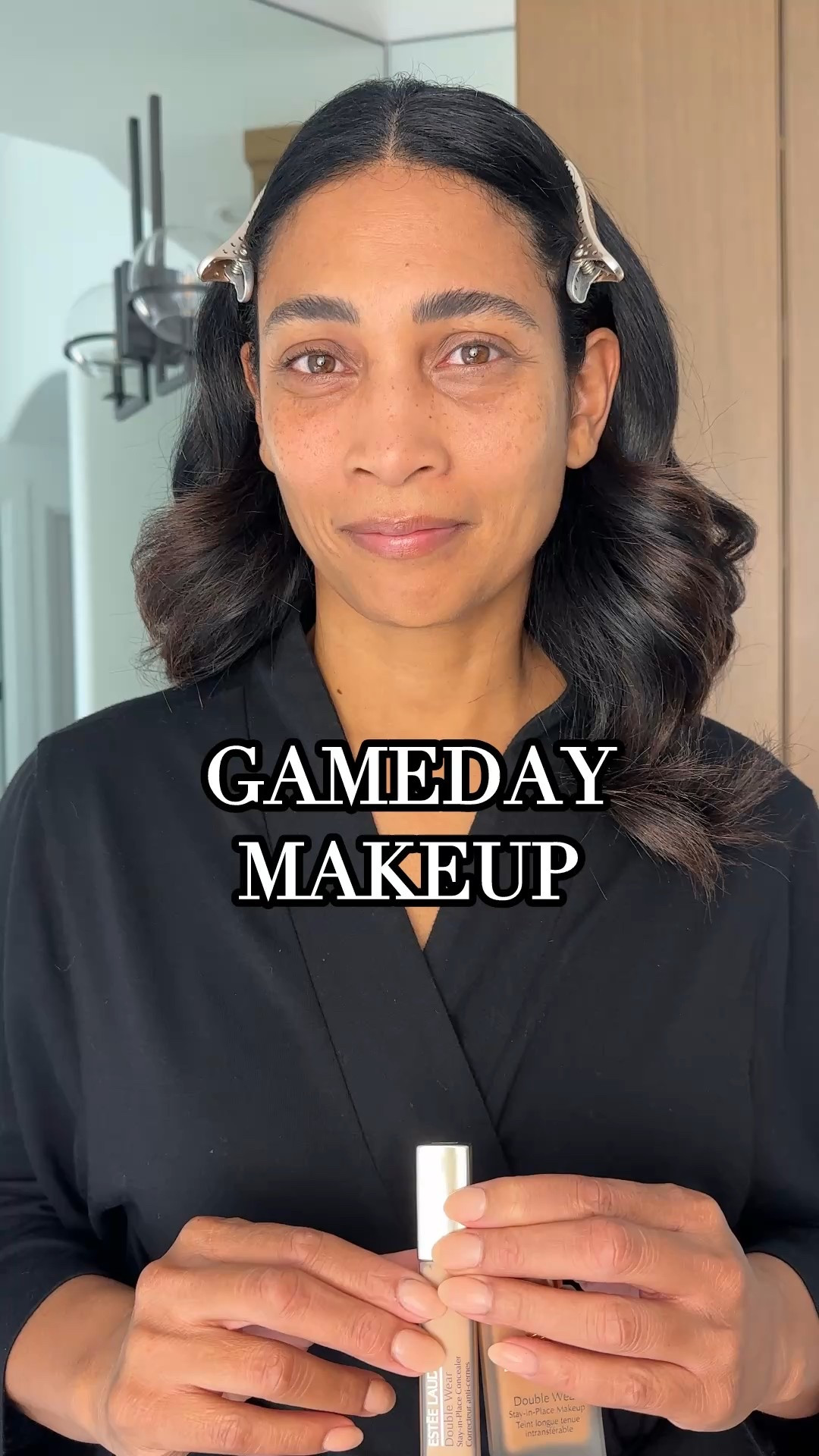 Game Day ready with @esteelauder best selling Double Wear Foundation and Concealer for an all day finished look! From tail gating to tip off to post game festivities my makeup can definitely go the distance!!!

The color match and coverage is insanely good plus they’re also:
-water resistant 
-sweat resistant 
-humidity resistant 
-transfer resistant 
-oil free
-24 hour coverage without dulling, creasing or crackingg

#EsteeLauderPartner #DoubleWear #EsteeLauder #makeup #foundation #concealer


#LTKBeauty #LTKOver40