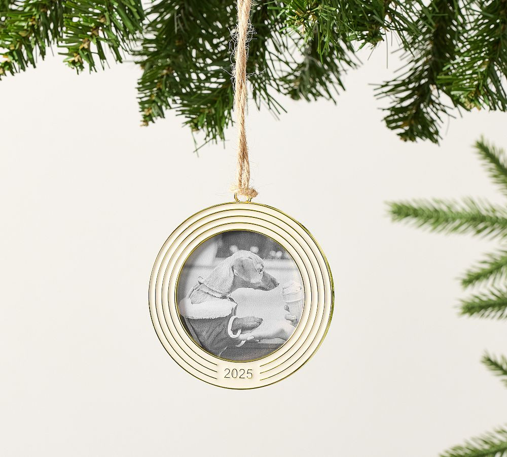 2025 Dated Enamel Frame Ornament | Pottery Barn (US)