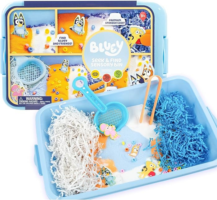 Horizon Group USA Official Bluey Seek & Find Sensory Bin, Ready-to-Use Sensory Toys for Toddlers ... | Amazon (US)