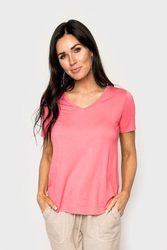 Felicity V-Neck Tee | Gibson