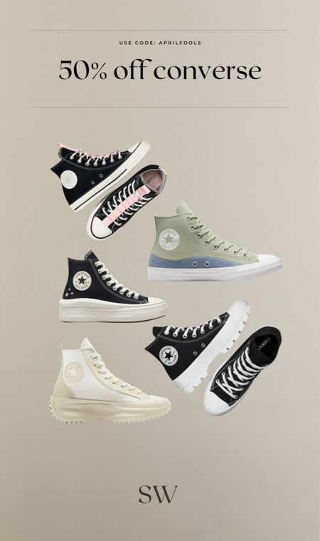 50% off select sneakers at Converse! 👟

#LTKsalealert #LTKstyletip #LTKshoecrush