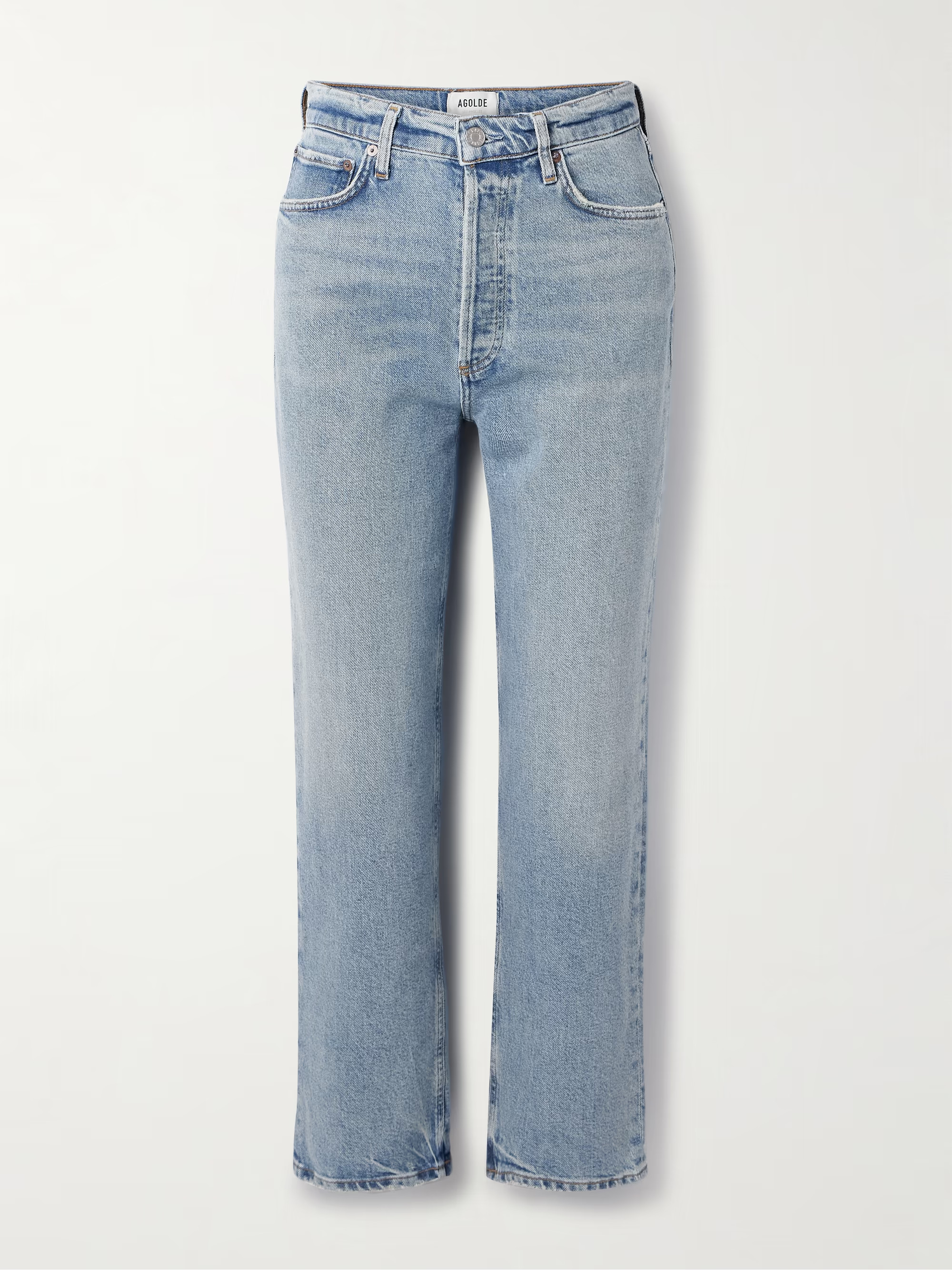 '90s Pinch Waist cropped high-rise straight-leg jeans | NET-A-PORTER (UK & EU)