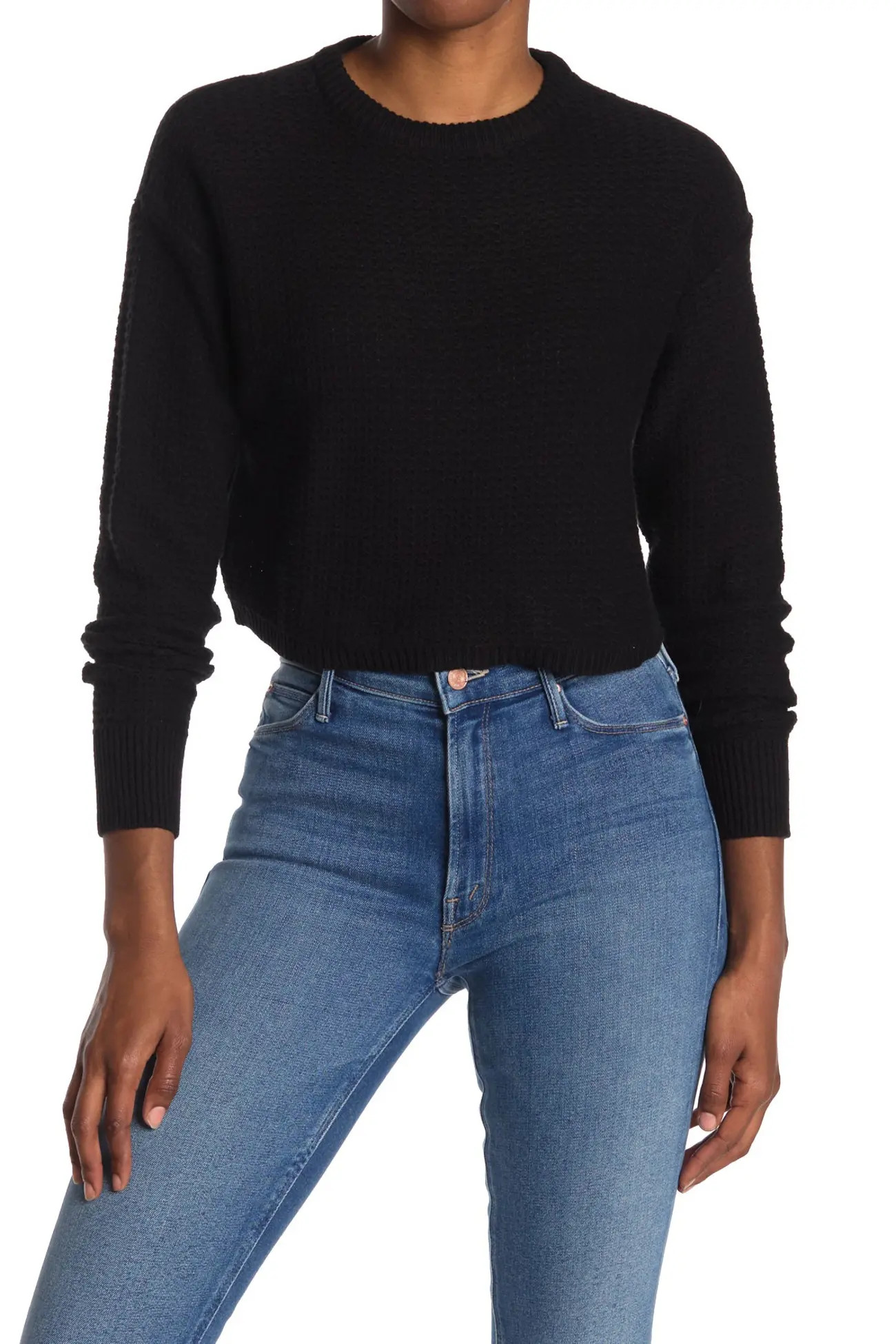 Abound | Textured Crop Sweater | Nordstrom Rack | Nordstrom Rack