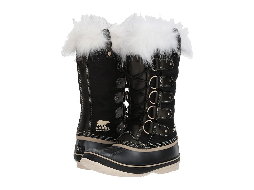 SOREL - Joan of Arctic x Celebration (Black/Natural) Women's Cold Weather Boots | Zappos