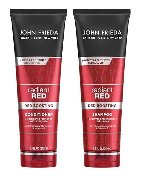 John Frieda Radiant Red Colour Protecting, DUO set Shampoo + Conditioner, 8.3 fl.oz | Amazon (US)