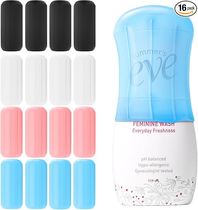 16 Pack Silicone Bottle Cover,Travel Essential for Women Men,Cruise Ship Essentials 2025,Beach Va... | Amazon (US)