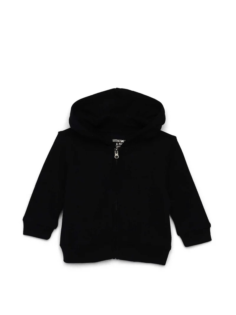 Garanimals Baby Boy Butter Fleece Zip Up Hoodie, Sizes 0M-24M - Walmart.com | Walmart (US)