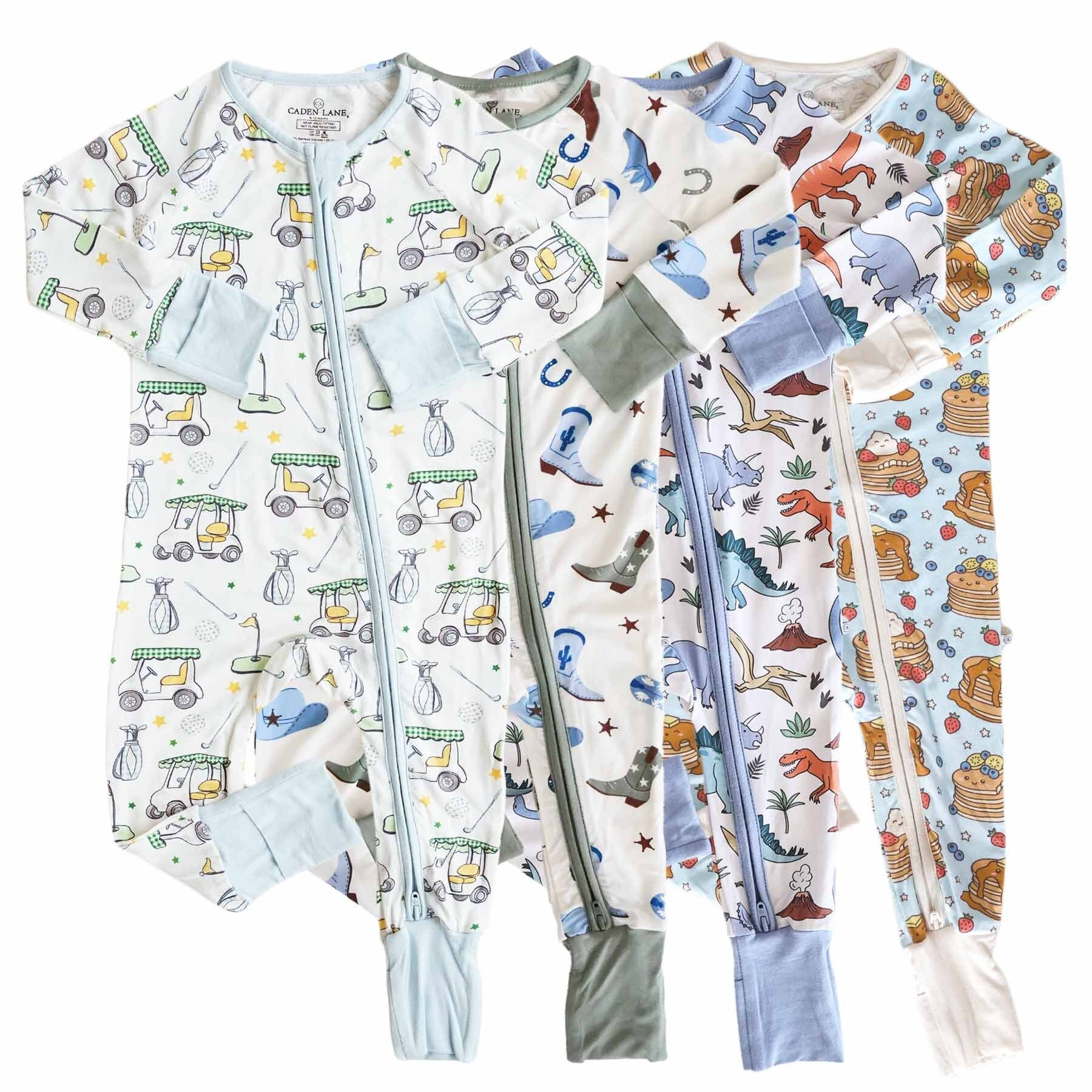 Convertible Zip Rompers for Boys | Caden Lane