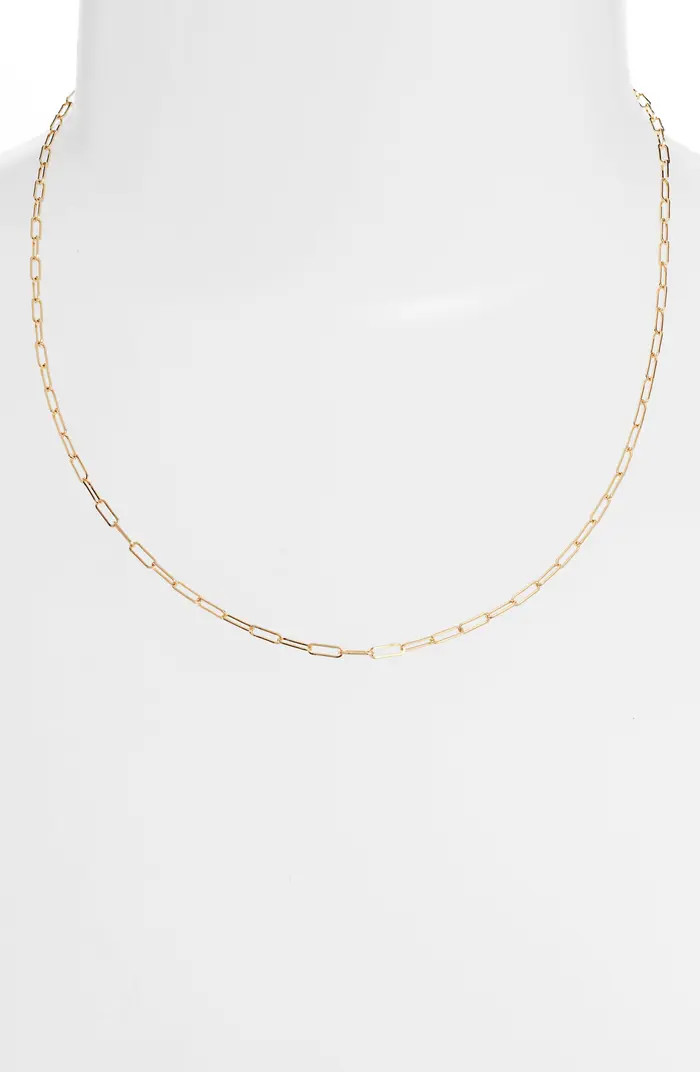 14K Gold Link Chain Necklace | Nordstrom