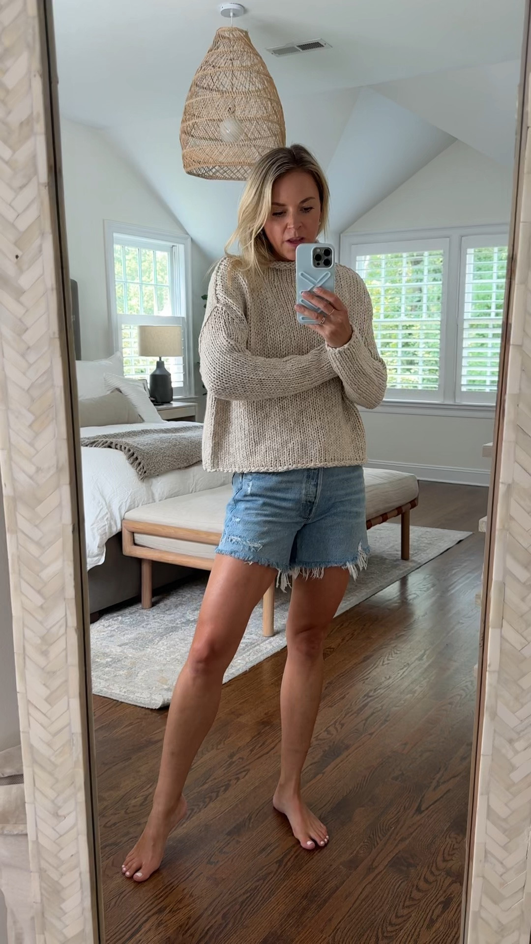 My favorite longer length shorts! Fit tts. I’m wearing a 26 || size small sweater, tts 

@Shopbop #ad

#LTKmomlife #LTKootd