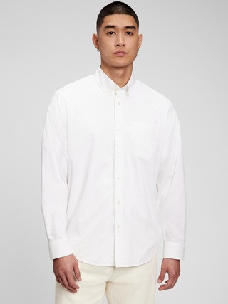 All-Day Poplin Shirt in Untucked Fit | Gap (CA)