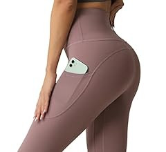 Amazon.com: Desol 25"/28" Yoga Leggings with Pockets for Women, High Waisted Workout Pants, Tummy... | Amazon (US)