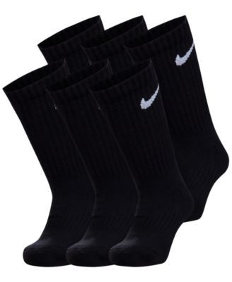 Nike Kids' 5-7 Performance Crew Socks, 6-Pack - Macy's | Macy's