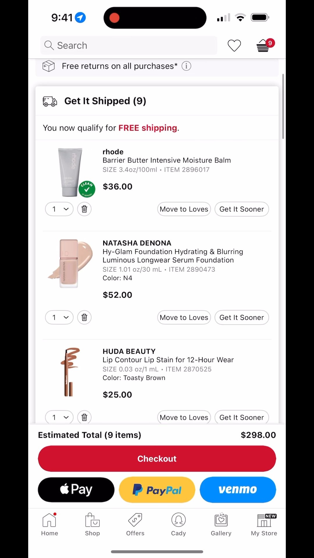 Currently in my Sephora cart. Sephora savings event. 

#LTKFindsUnder100 #LTKBeauty #LTKSaleAlert