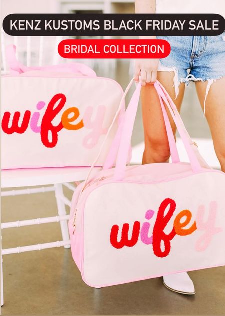Custom bags and accessories for the bride 

#LTKwedding #LTKSeasonal #LTKbeauty