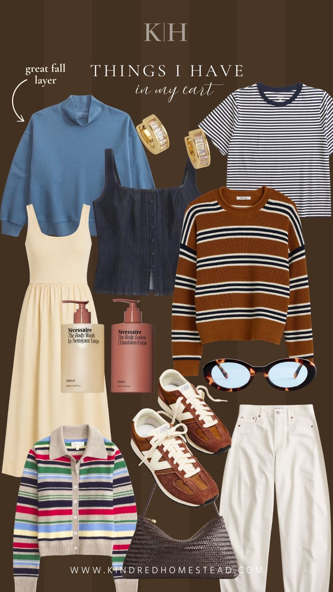 Fall prep is officially happening 🍂 A few things in my cart + some current style favorites I’m loving for that easy, layered, collected-for-fall look. 🤎

#LTKBeauty #LTKxMadewell