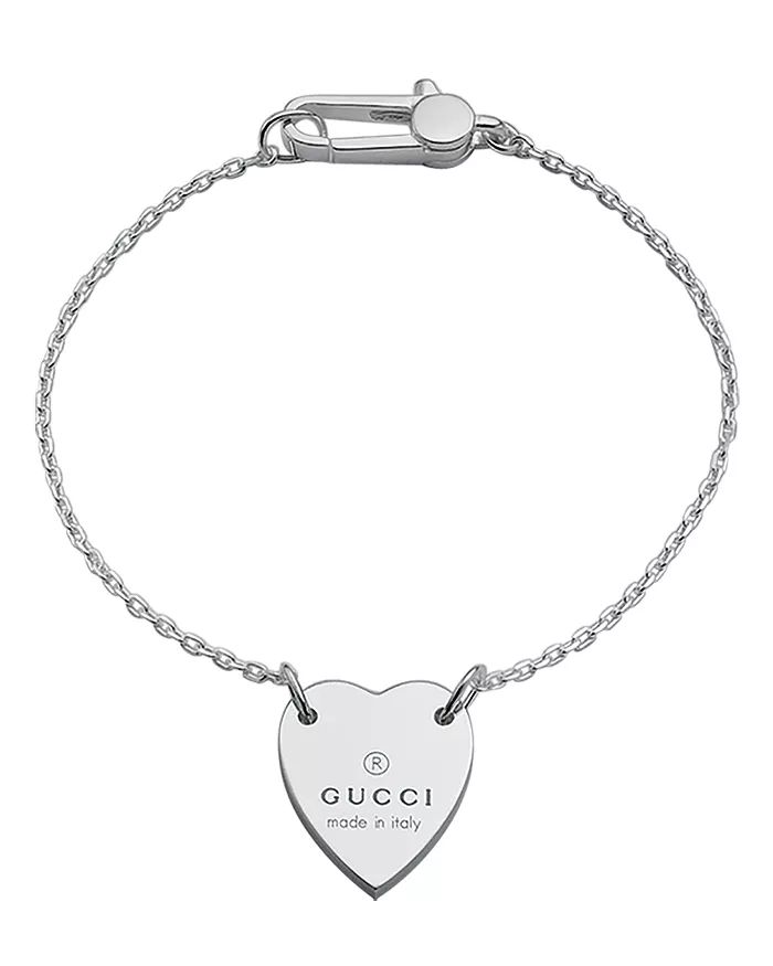 Sterling Silver Engraved Heart Bracelet | Bloomingdale's (US)