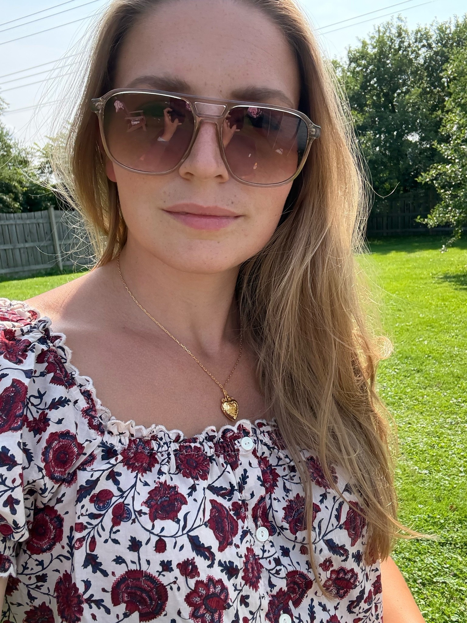 Aviator sunglasses, fall top, pre-fall, ootd, locket, affordable locket, summer to fall transition

#LTKootd #LTKxMadewell