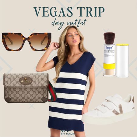 Vegas | casual day look | vacation fashion | casual dress 

#fitmomming 

#LTKOver40 #LTKTravel #LTKMidsize